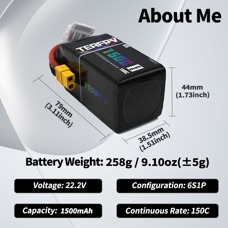 TERFPV Lipo Battery 6S 22.2V 1 - đánh giá và giá Rc Helicopter Battery
