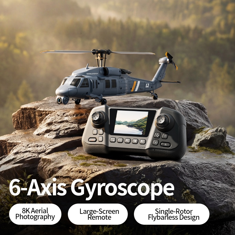Single-Rotor Flybarless Design - đánh giá và giá Rc Helicopter Gyro