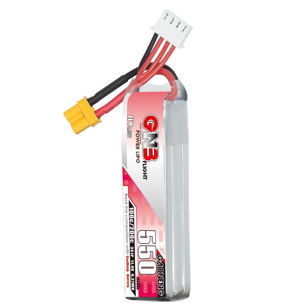 GNB HV 11.4V 550mAh 100C/200C  - đánh giá và giá Rc Helicopter Battery
