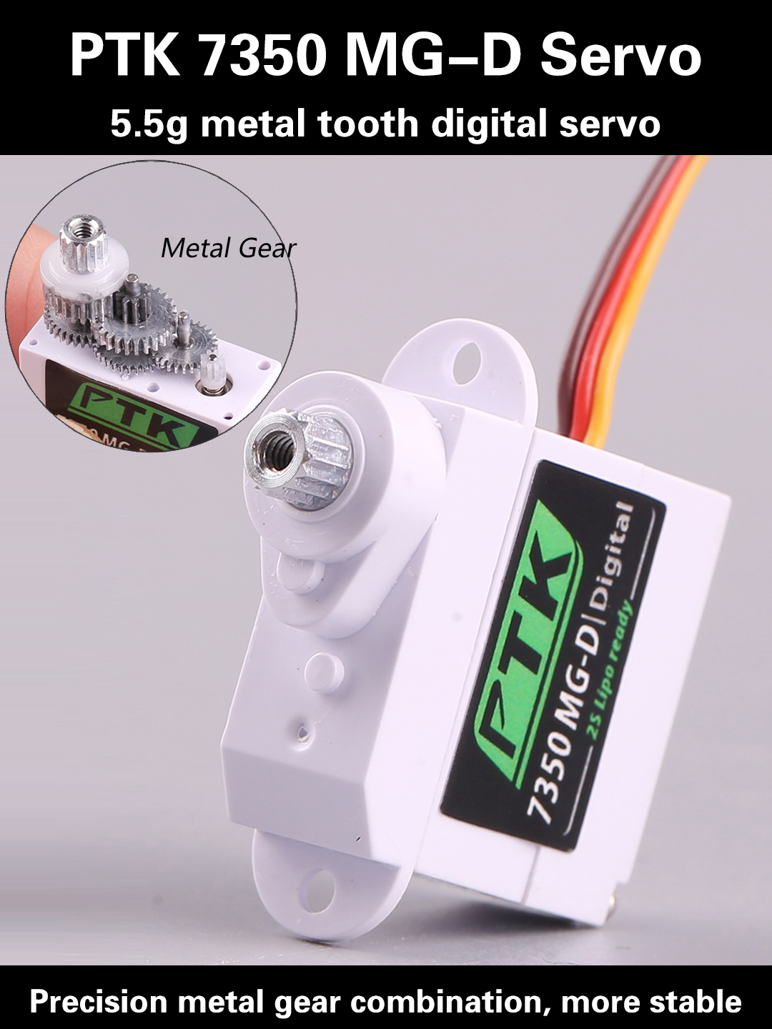PTK 7350 MG-D 5.5g Digital Ser - đánh giá và giá Rc Helicopter Servo