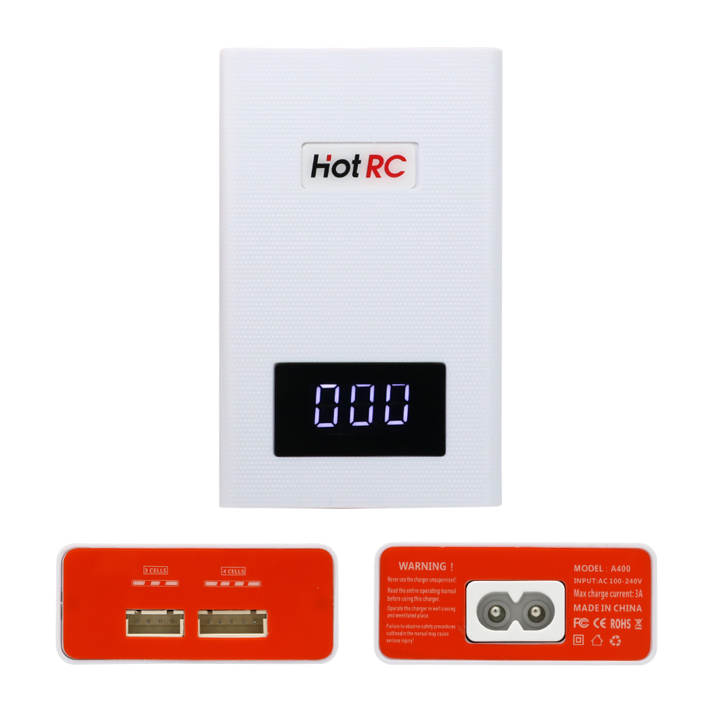 Hotrc A400 Digital 3S 4S 3000m - đánh giá và giá Rc Helicopter Charger