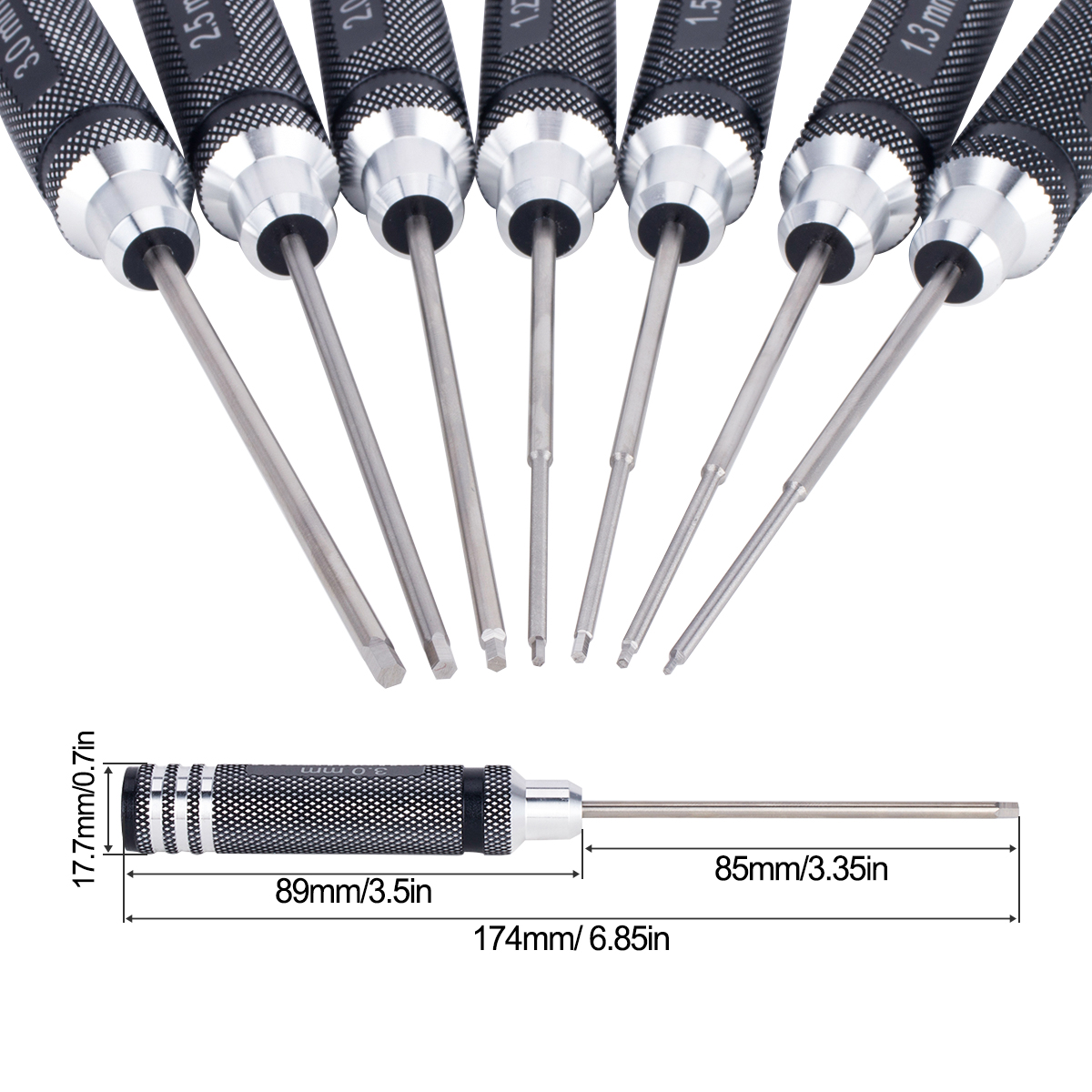 7 IN 1 Steel Hex Screwdriver S - đánh giá và giá Rc Helicopter Tool Kit