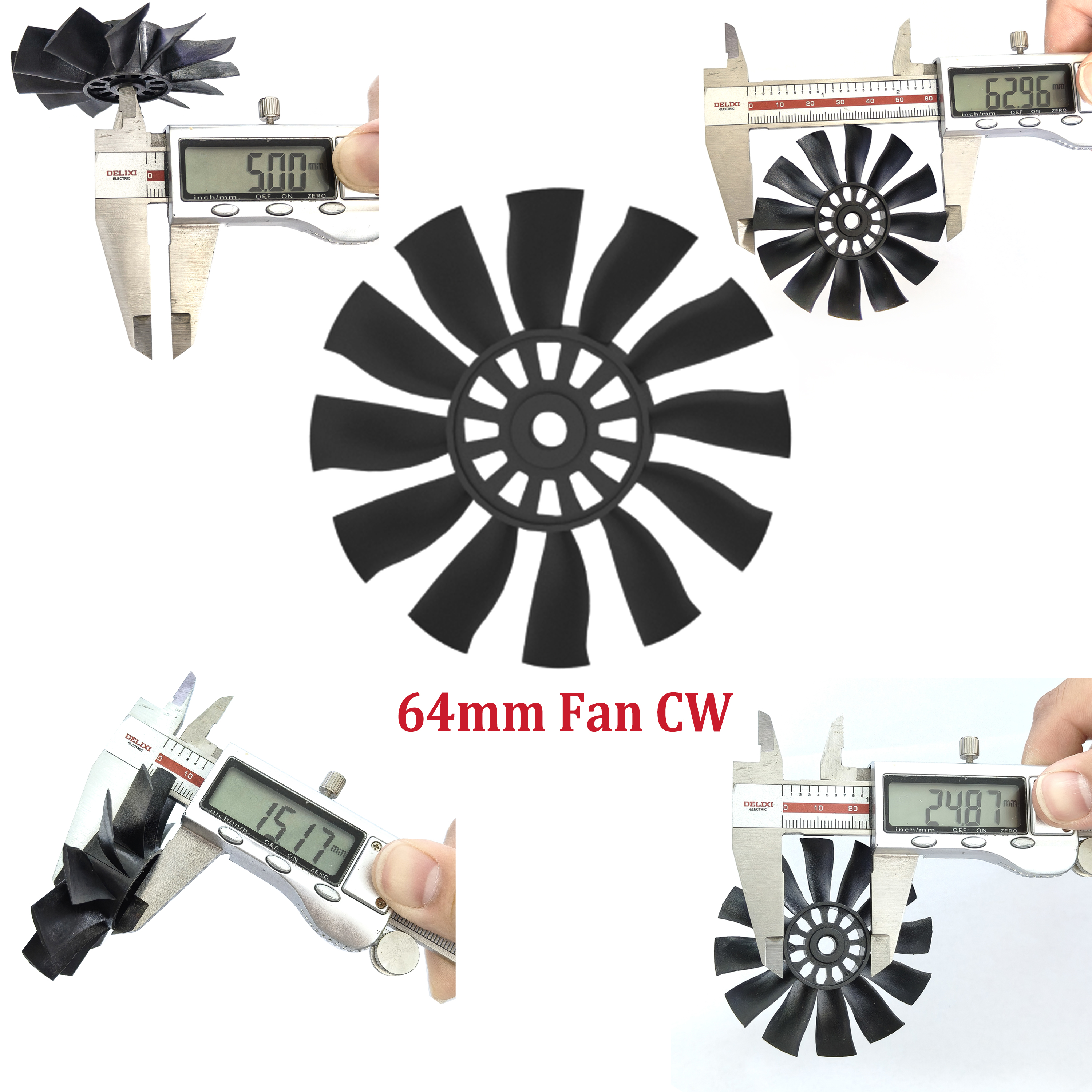 QX-MOTOR 12Blades CW CCW 70mm  - đánh giá và giá Rc Helicopter Blade