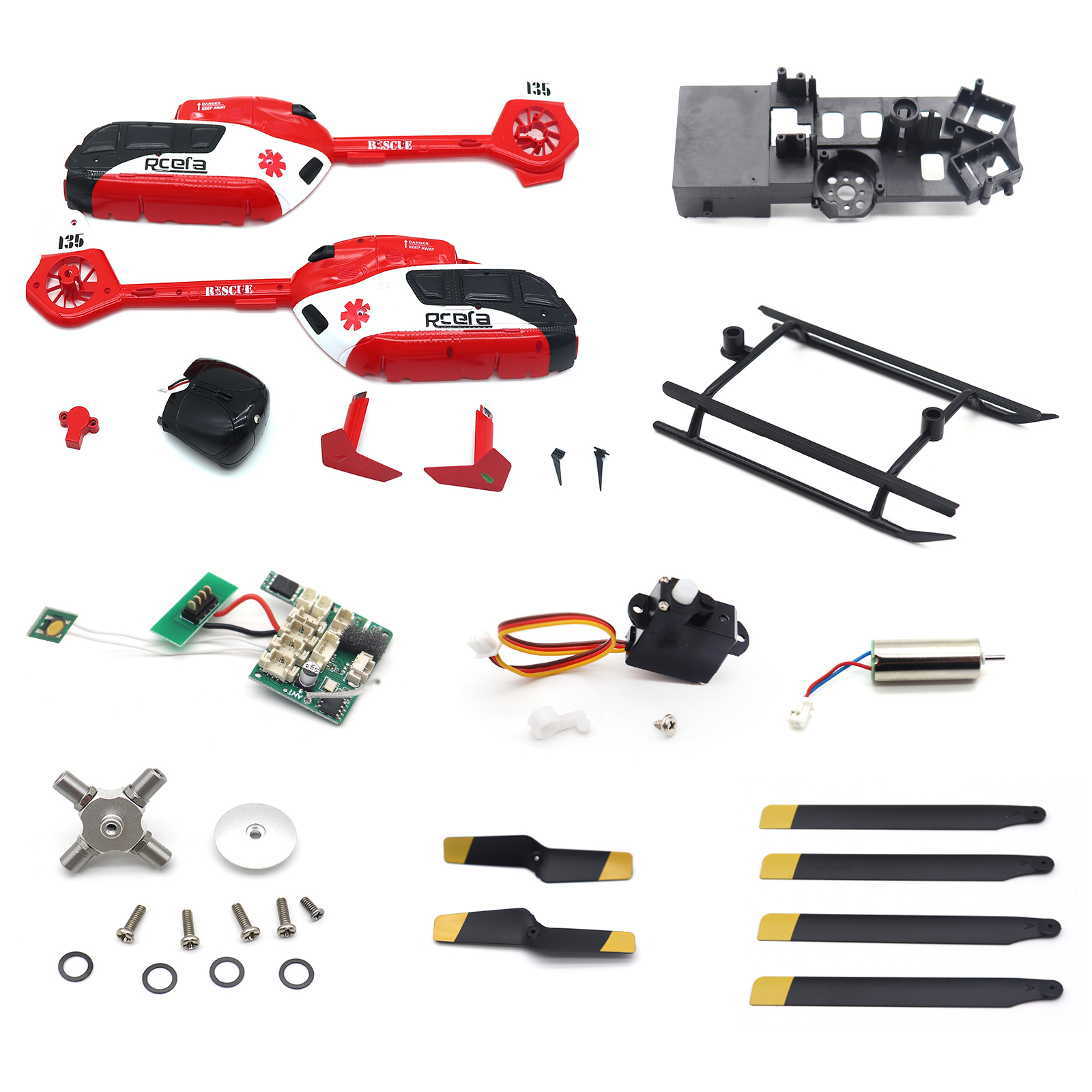Original Parts for C159 EC-135 - đánh giá và giá Rc Helicopter Motor