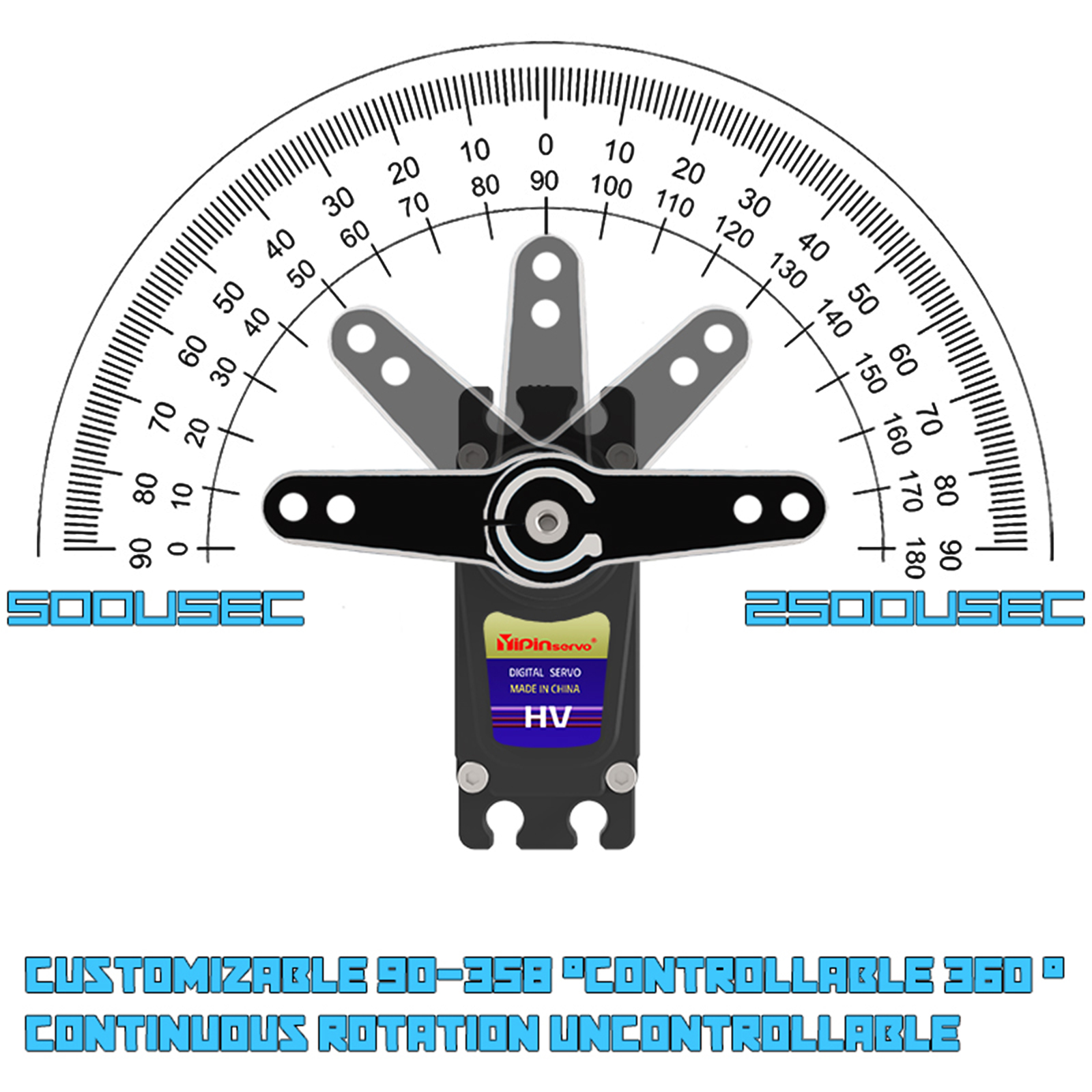 70kg Digital Servo 8.4V 180 De - đánh giá và giá Rc Helicopter Servo