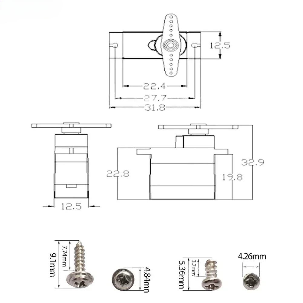4PCS 9g SG92R Micro Servo Plas - đánh giá và giá Rc Helicopter Motor
