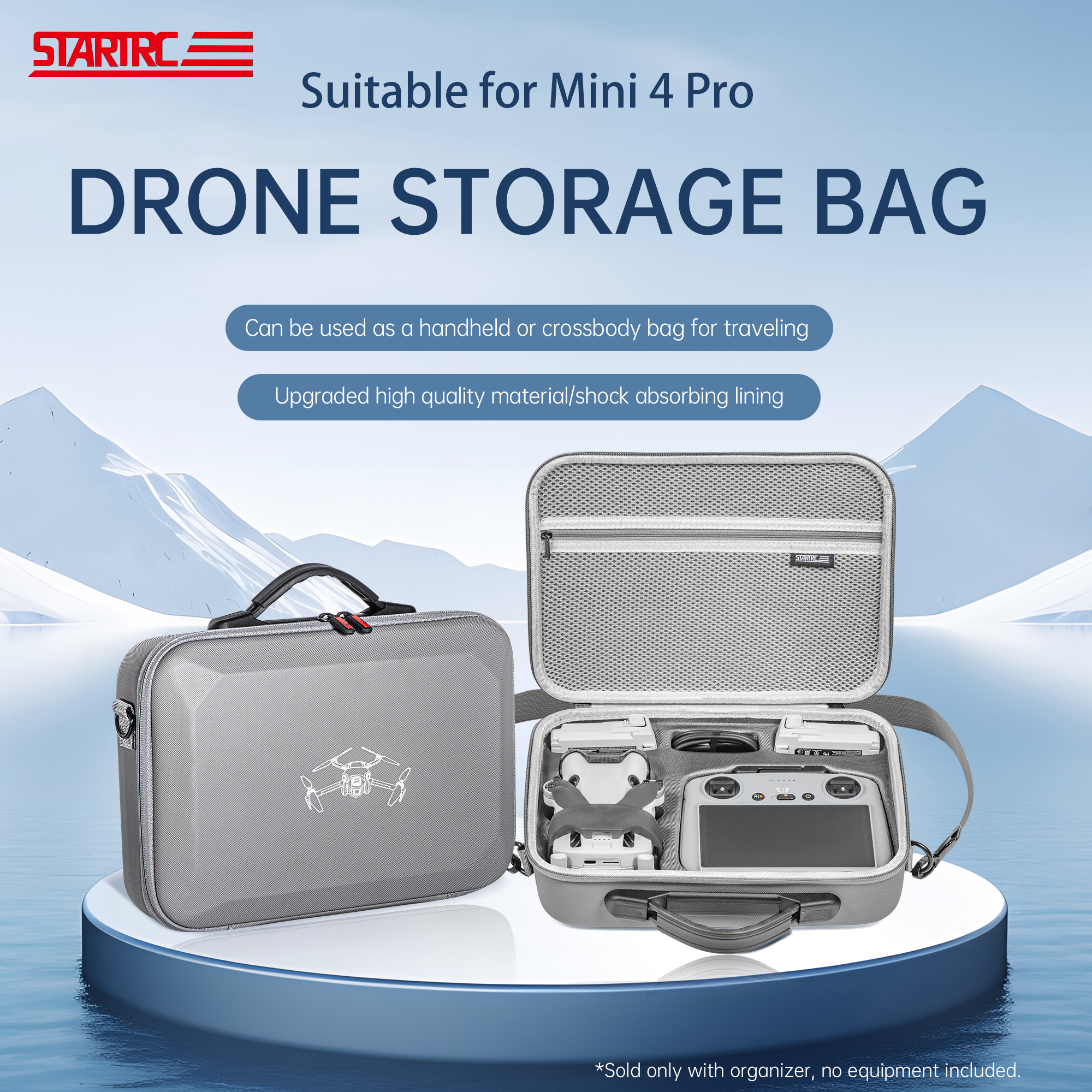 Mini 4 Pro Carrying Case, Trav - đánh giá và giá Rc Helicopter Bag