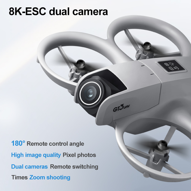 New GT3 Mini RC Drone 8K 5G Ae - đánh giá và giá Rc Helicopter Charger